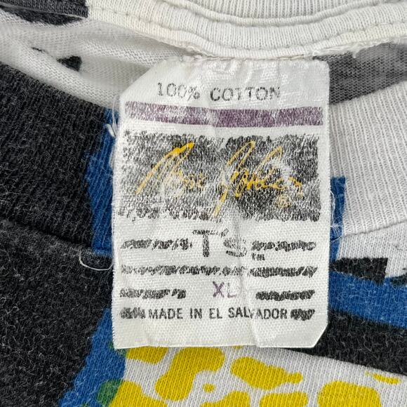 90s Golden State Warriors Magic Johnson T’s AOP T shirt 1990s vintage - Picture 6 of 9